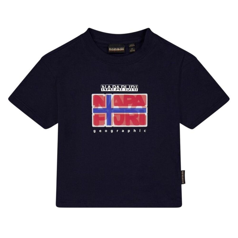 Napapijri Childrens/Kids Stella Lightweight Casual T-Shirt / Marine Blue